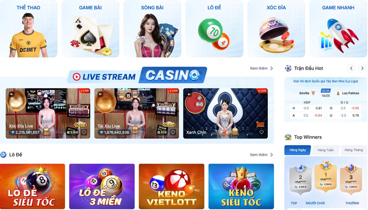 Kho game Xi88 đa dạng, cập nhật liên tục